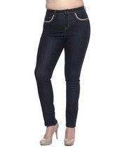 MSRP $54 Be-Girl Black Embroidered-Pocket Skinny Jeans - Plus Black Size 20 - $11.29
