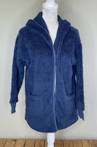 koolaburra by ugg NWOT women’s hooded fleece jacket size XS blue L7 - $53.37