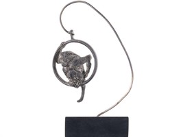 Charles M. Russell, Trigg Solid Sterling Silver Monkey Sculpture Limited Edition - £1,021.79 GBP