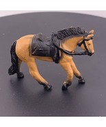 Safari Ltd. Buckskin Horse Colt Filly Saddle On Back Dark Brown - €8,15 EUR