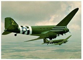 Douglas C 47 Skytrain Sky Trooper Military Postcard - £10.08 GBP