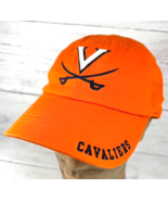 University of Virginia Cavaliers Wahoos NCAA Orange Adjustable Hat Cap - £29.22 GBP