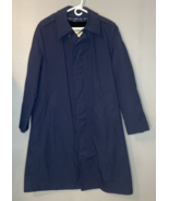 VTG Military All Weather Trench Coat Jacket Mens 40R Blue W/Removable Li... - £33.08 GBP