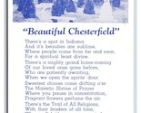 Elsie Birt Byers Poem Beautiful Camp Chesterfield Indiana IN UNP Postcar... - $39.55