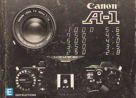 User Manual Instructions Guide Lot: Canon A-1 Camera A2 Winder FD Lens [... - $34.95
