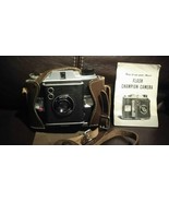 Vintage ANSCO FLASH CHAMPION Camera w/ORIGINAL Case , Manual 1960s UNTESTED - $42.63