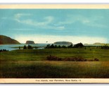 Five Islands Parrsboro Nova Scotia NS Canada UNP WB Postcard S5 - £3.52 GBP