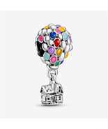 S925 Sterling Silver Disney Pixar&#39;s Up House &amp; Balloons Charm,Gift for Her - $19.13 CAD