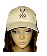 USA Olympics Bejing 2008 Tan Baseball Cap Adjustable Strap, USA Flag, 08... - £6.60 GBP