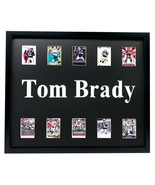 Tom Brady Framed 10 Football Card Collage Tampa Buccaneers New England P... - £166.68 GBP