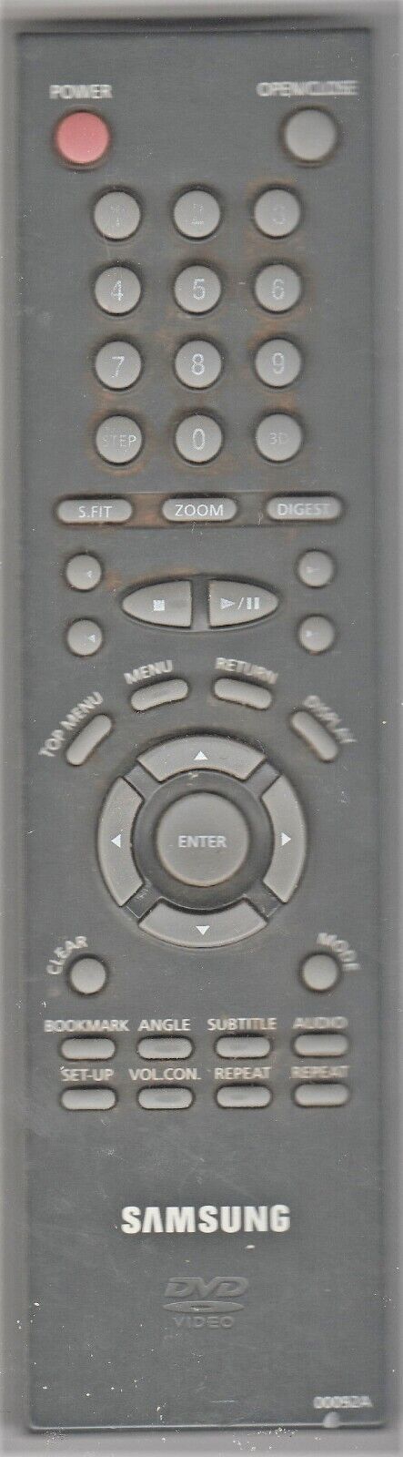 Samsung DVD Remote Control Model # 00092A - $6.93