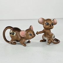 Josef Originals Mouse Baby Children Rat Figurine Set of 2 *Flaw* - $11.99