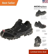 12 Spike Winter Traction for Hiking, Mountaineering &amp; Ice Fishing - Black - $125.99