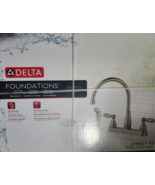 Delta Foundations 2-Handle Standard Kitchen Faucet with Side Sprayer in ... - €101,38 EUR