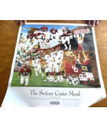 OU Barry Switzer Center Mural Poster #3 III Oklahoma Sooners Conoco Comp... - $742.42 MXN