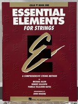 Essential Elements for Strings - Cello Book 1 String Method Hal Leonard - £5.45 GBP