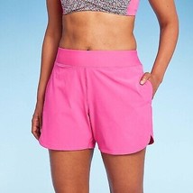 Lands&#39; End Women&#39;s 5&quot; UPF 50 Swim Shorts - Pink M - £21.88 GBP