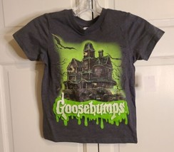 NEW Boy&#39;s Printed SS T shirt by Goosebumps  size XS~green/grey  - £6.88 GBP