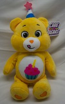 Care Bears Soft Yellow Birthday Bear 12&quot; Plush Stuffed Animal Toy 2021 New - £15.48 GBP