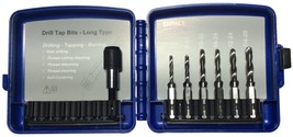 Drill America 6 Piece Combined Drill And Tap (Drap) Set (#6-32,, 20), Dwt Series - £47.04 GBP