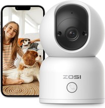 Zosi Indoor Pan/Tilt Smart Security Camera, C518 2K 360 Degree Baby Pet ... - $26.86