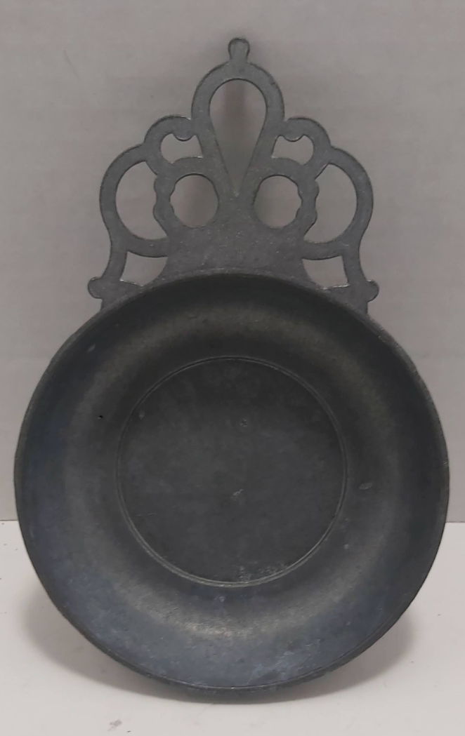 small pewter decorative pan dish 4 inch - $9.51