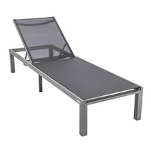 LeisureMod Marlin Poolside Outdoor Patio Lawn and Garden Modern Aluminum... - $4,840.27 MXN