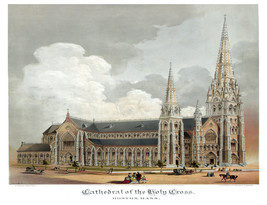 3837.Cathedral of the Holy Cross 18x24 Poster.Church.Decorating Home interior de - £22.35 GBP