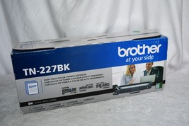 Brother High-Yield Black Toner Cartridge TN-227BK GENUINE OEM NEW - $49.29