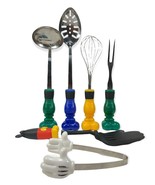 Disney Cooking Kitchen utensil set of 6 lot Spatula whisk meat fork tongs - $49.00