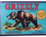 Grizzly Griptape Diamond Supply Sales Agents 6&quot; Bear Skateboard Decal St... - $2.98