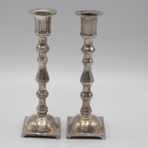 Pair Metal Candlestick 8&quot; Tall - $64.63