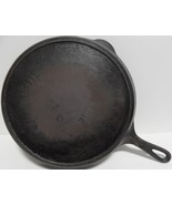 1890&#39;s-1905 Griswold &quot;ERIE&quot; Logo 3rd. Series Sz. 9 710A Cast Iron Skillet   - £178.77 GBP