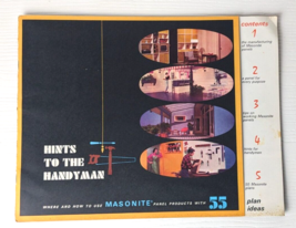 Vintage Hints to the Handyman MCM where how use Masonite Panel Booklet - £7.82 GBP