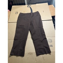 J.H. Collectibles Brown Wide Leg Pants Size 14, Straight Leg Stretch Tro... - $9.90