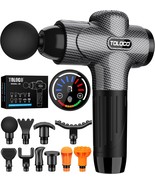 Toloco Massage Gun, Upgrade Deep Tissue Back Massager With 10, Carbon - $860.42 MXN