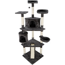 79&quot; Cat Tree Activity Tower Pet Kitty Furniture With Scratching Posts Ladders - £94.89 GBP