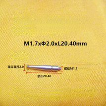 M1.7 Thread 2.0mm Carbide Ball Multi Size Contact Points For Dial Test I... - £10.46 GBP+