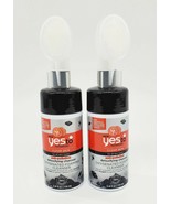 2 X Yes To Tomatoes Detoxifying Charcoal Oxygenated Cleanser w Brush 3.8... - $12.99