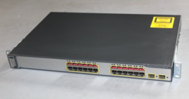 Cisco Catalyst  WS-C3750-24PS-S     24 Port POE Switch - £90.78 GBP