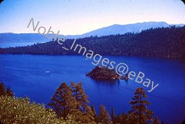 1970 Emerald Bay Vikingsholm Island Lake Tahoe CA 35mm Slide - £3.15 GBP
