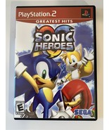 Sonic Heroes PS2 PlayStation 2 Complete W/ Manual Greatest Hits Tested &amp;... - €12,76 EUR