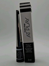 New Mary Kay At Play Metallic Liquid Eyeliner Silver ~ Intense Pigment #177981 - $10.40