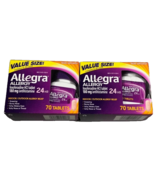 Allegra 24HR Allergy Relief 180mg Tablets - 70 Count (2 Pack) Exp 2025+ - $38.97 CAD