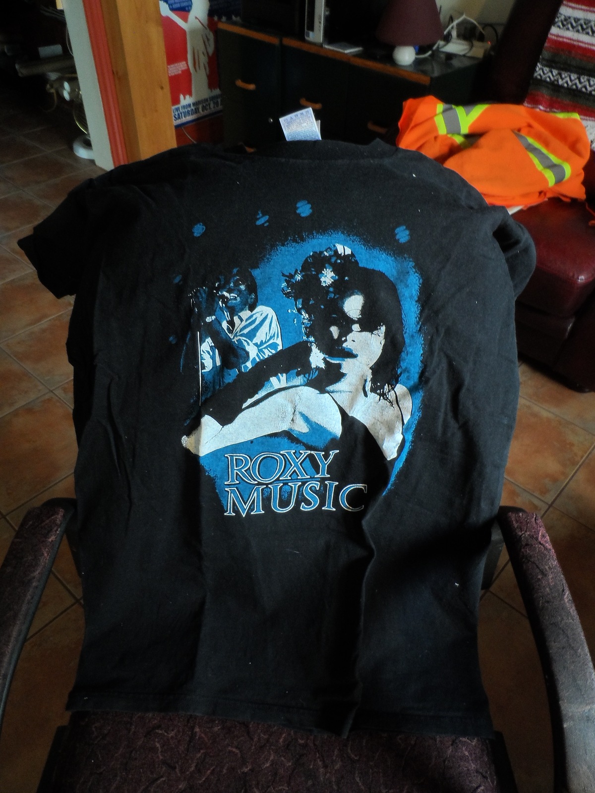 Roxy Music 2001 Tshirt Air Canada Centre Toronto XLarge Made Canada Brya... - $69.95