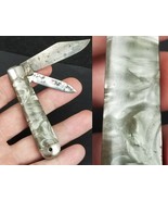 vintage pocket knife HAMMER BRAND USA small marbled ESTATE SALE 1945-1955 - $458.95 MXN