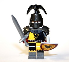 PAPBRIKS Raven Knight Castle soldier Custom Minifigure! - $7.80