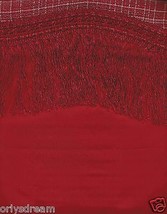 New Elegant Curtain / Drape Set +Valance +Backing +Tie Backs "Marisol" BURGUNDY - $24.94