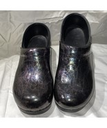 DANSKO Black Patent Leather PROFESSIONAL CLOG, METALLIC PATENT, Women Si... - $74.58 CAD