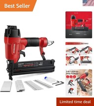 Professional Pneumatic 2-in-1 Brad Nailer &amp; Stapler - 400 Nails &amp; 300 St... - $1,204.80 MXN